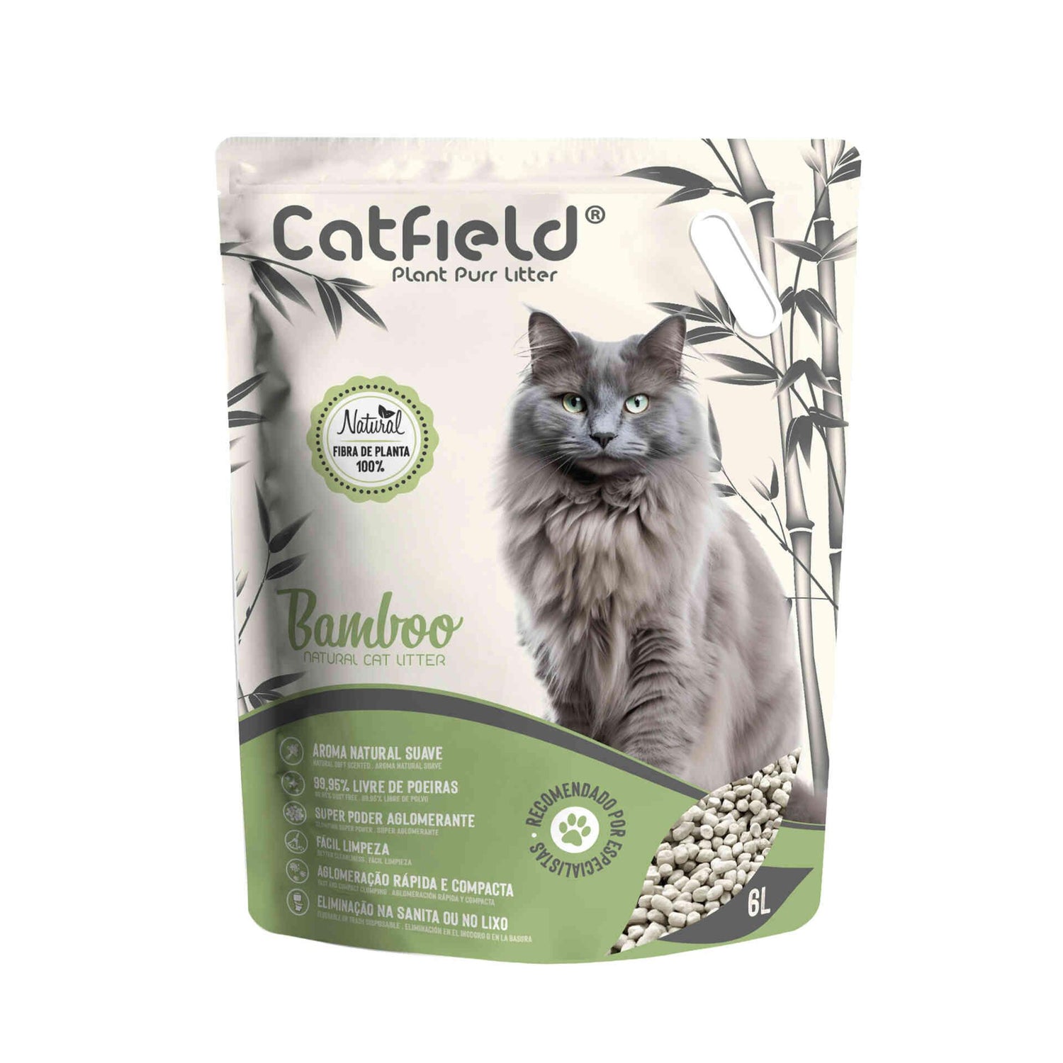 Areia Absorvente Aglomerante Bambu Catfield