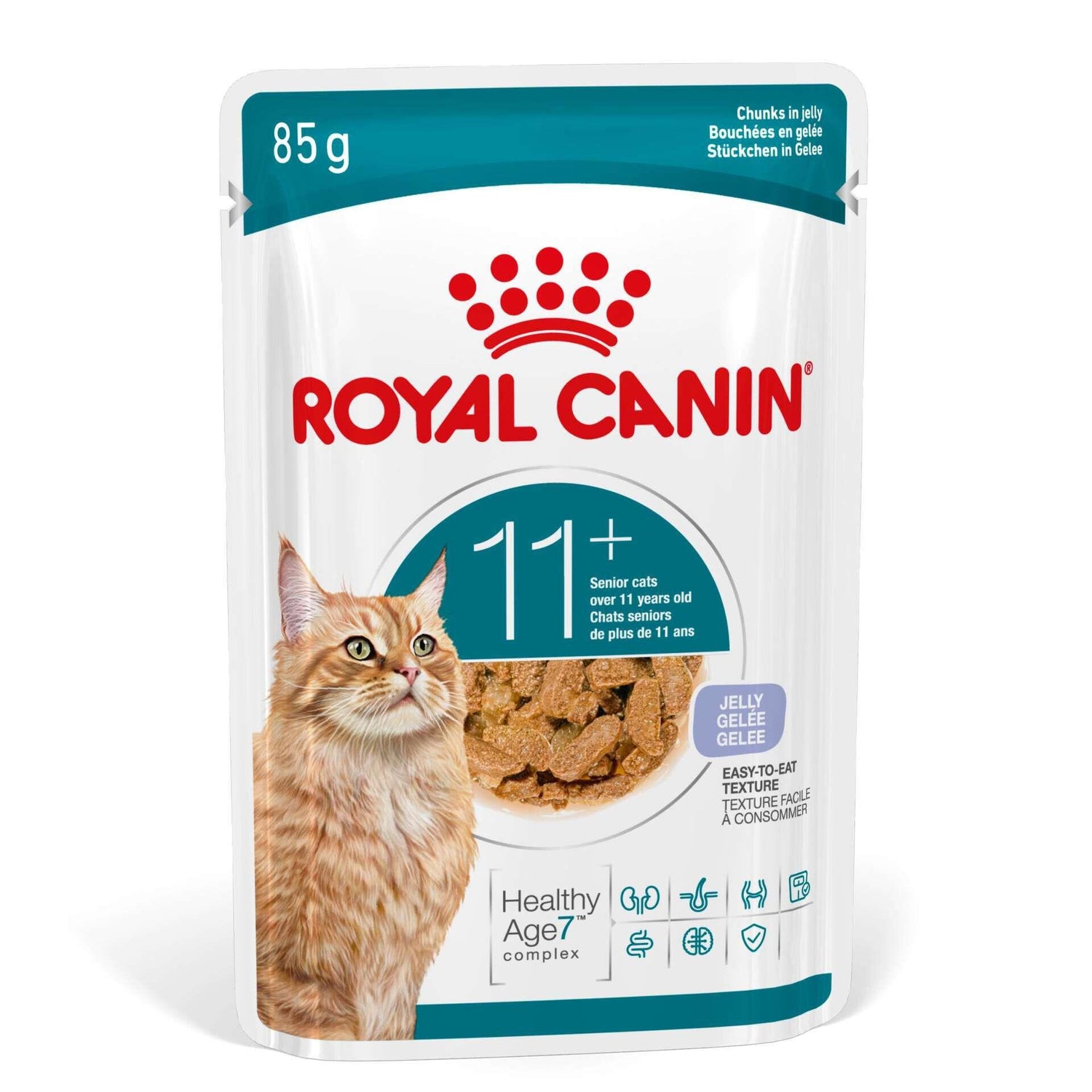 Comida Húmida para Gato Sénior Ageing+11 em Geleia Royal Canin