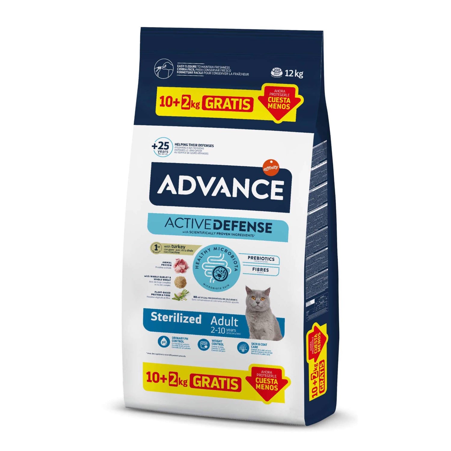 Ração para Gato Adulto Esterilizado Peru Affinity Advance