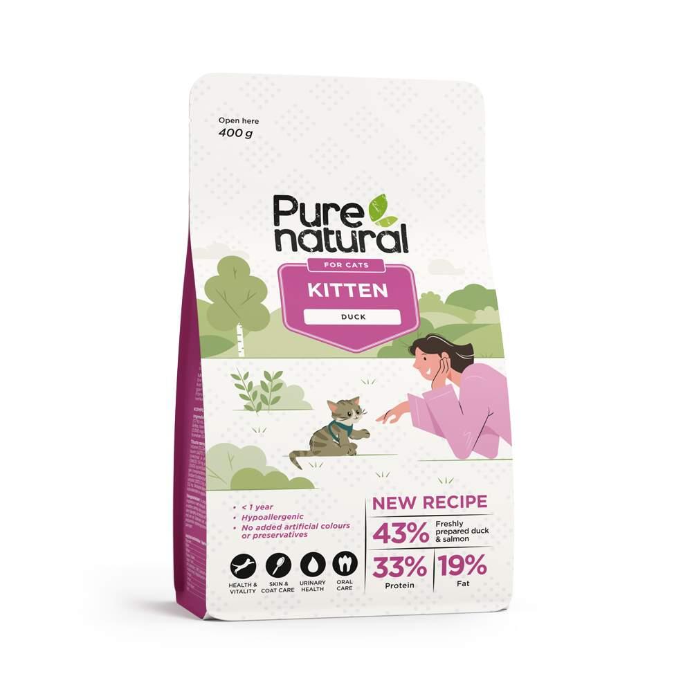 Ração para Gato Júnior Pato Purenatural