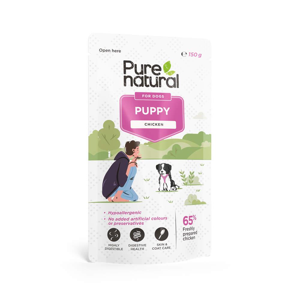 Comida Húmida para Cão Júnior Frango e Arroz Purenatural
