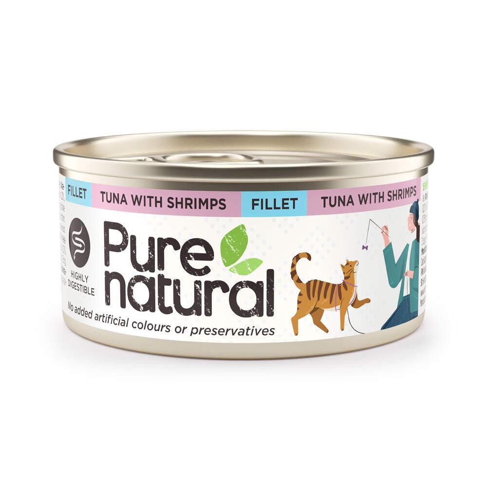 Comida Húmida para Gato Adulto Atum e Camarão Purenatural