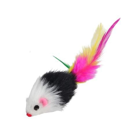 Brinquedo para Gato Ratinho com Penas Little & Bigger