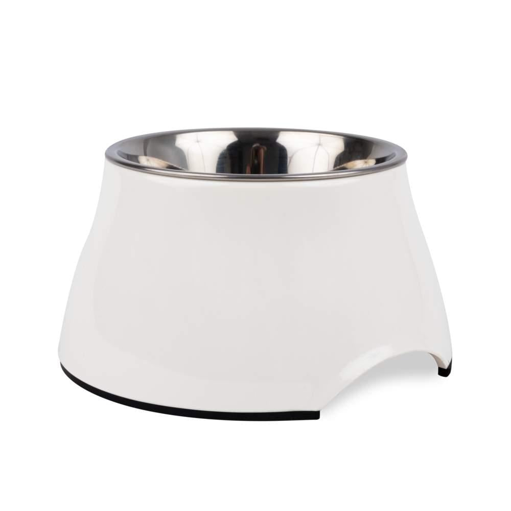 Comedouro Elevado Branco 900ml Basic