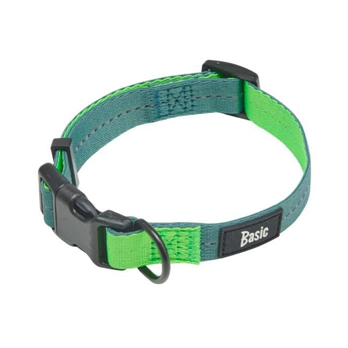 Coleira para Cão Verde 20-30cm Basic