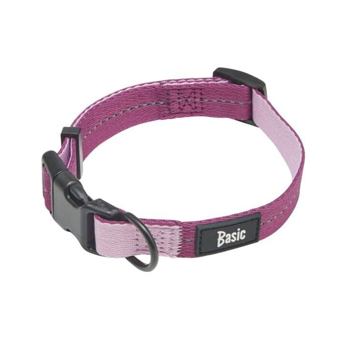 Coleira para Cão Rosa 20-30cm Basic