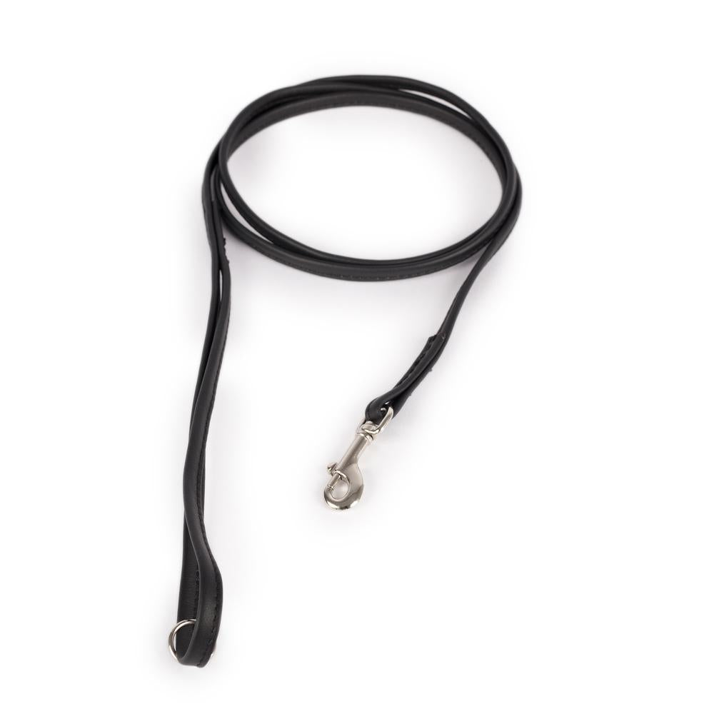 Trela Slim para Cão Preta 1.5m Feel