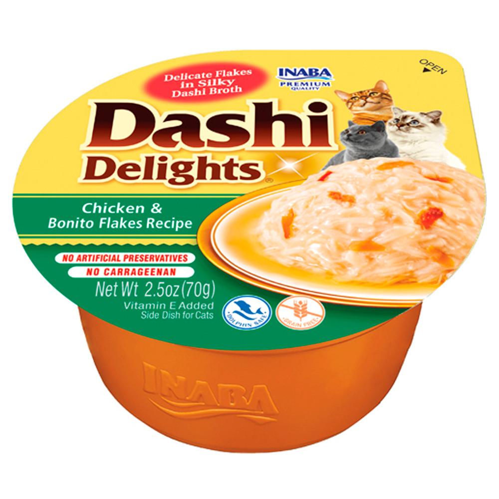 Snack para Gato Dashi Frango e Flocos de Bonito