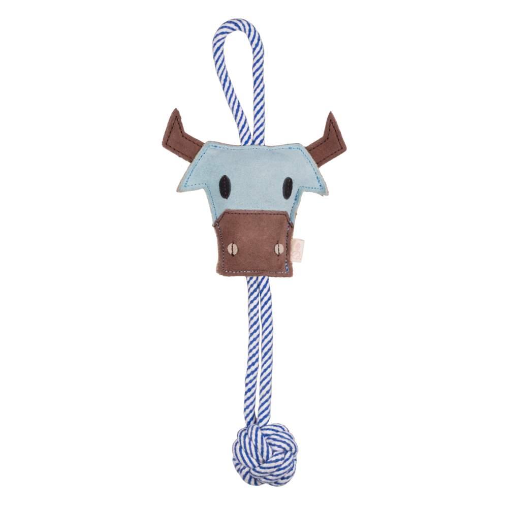 Brinquedo para Cão Cabeça de Boi com Corda Gaia
