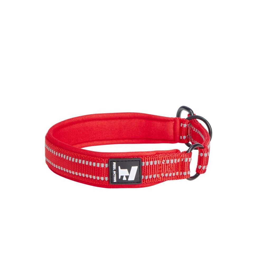 Coleira Slip para Cão Fiery Vermelha 35-45cm Feel Active