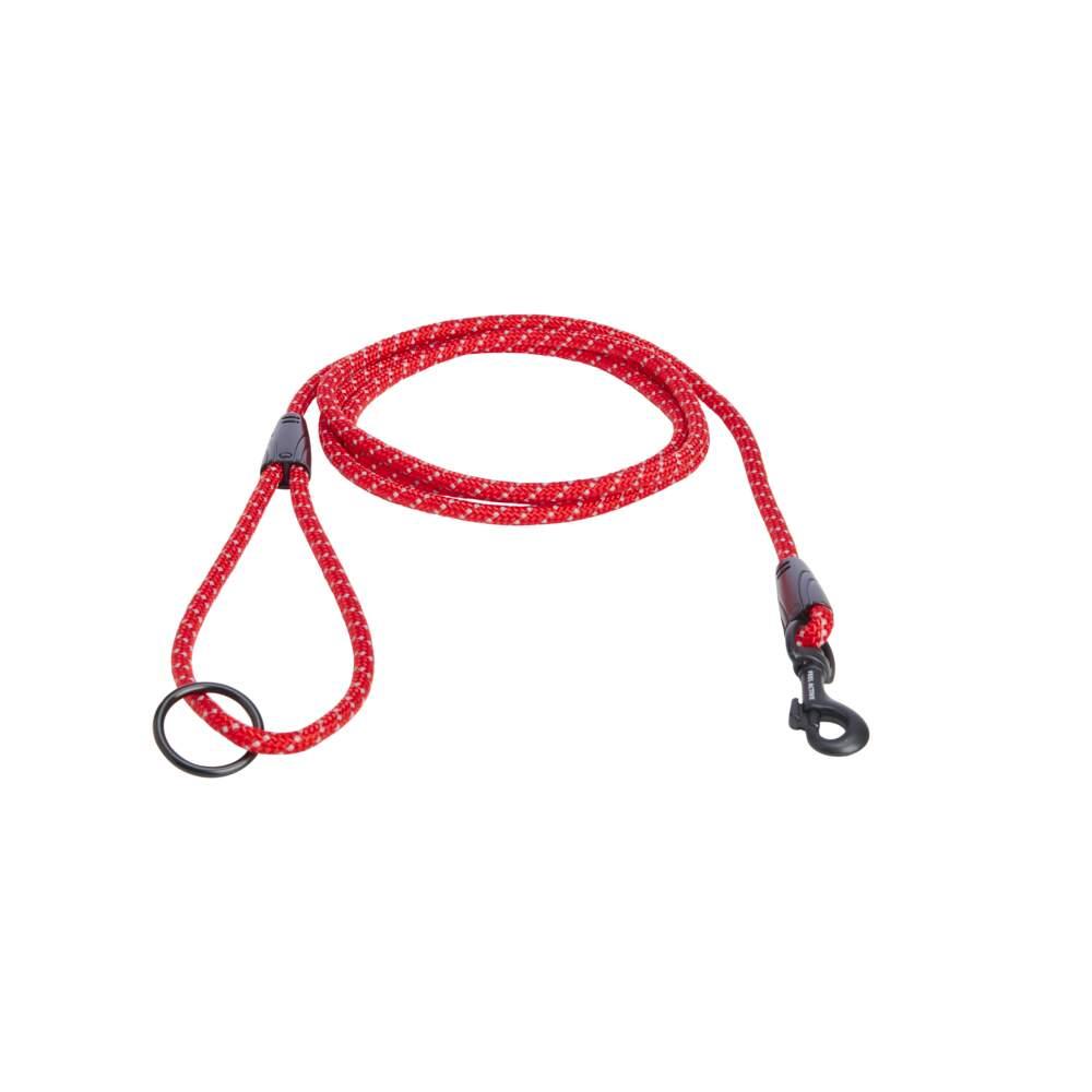 Trela em Corda para Cão Fiery Vermelha 1.8m Feel Active