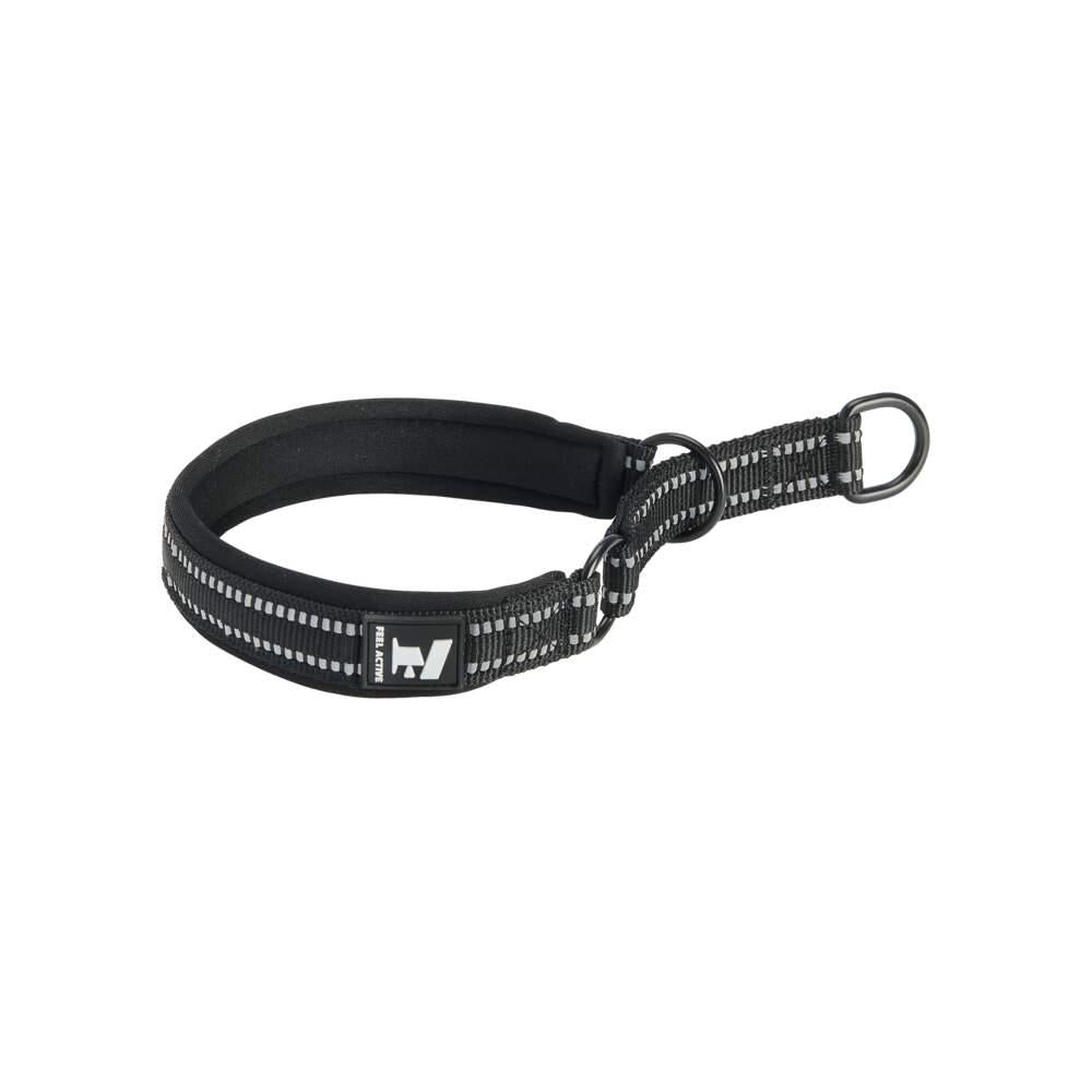 Coleira Slip para Cão Preta 40-50cm Feel Active