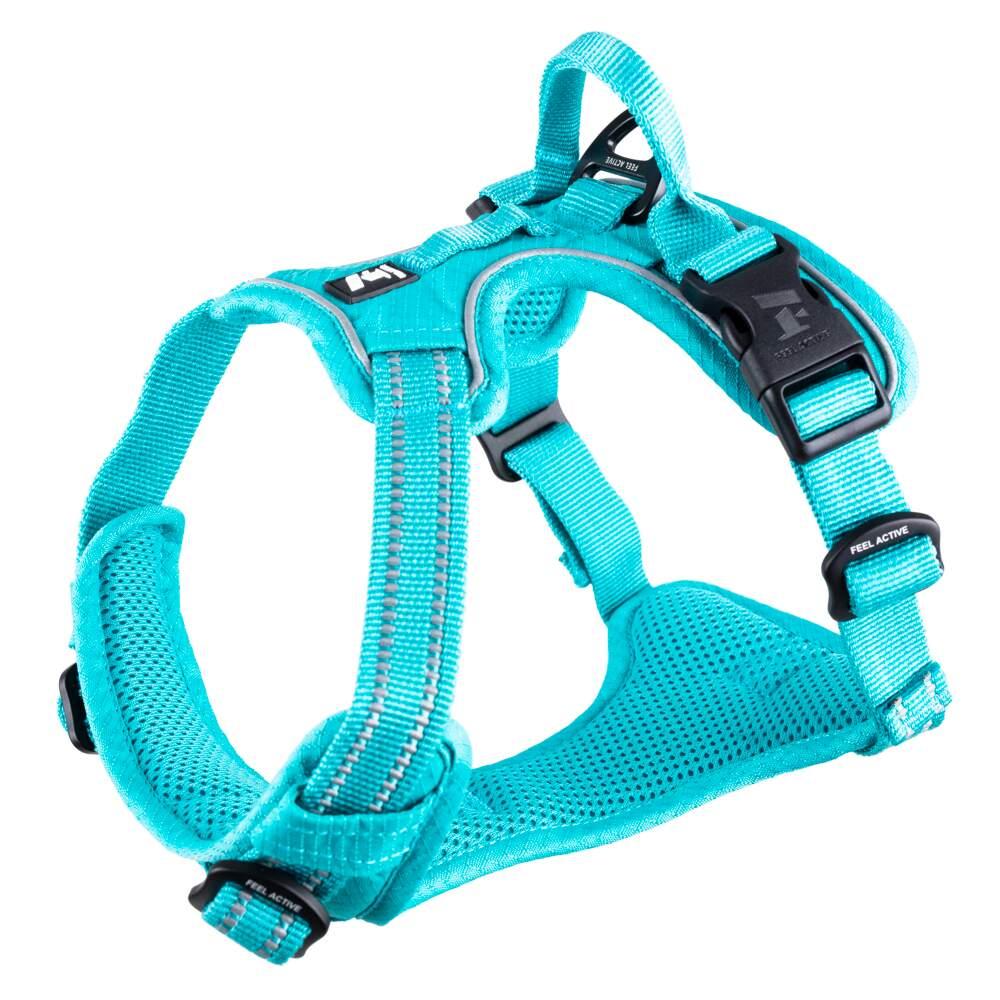 Peitoral de treino para Cão Azul Turquesa L Feel Active