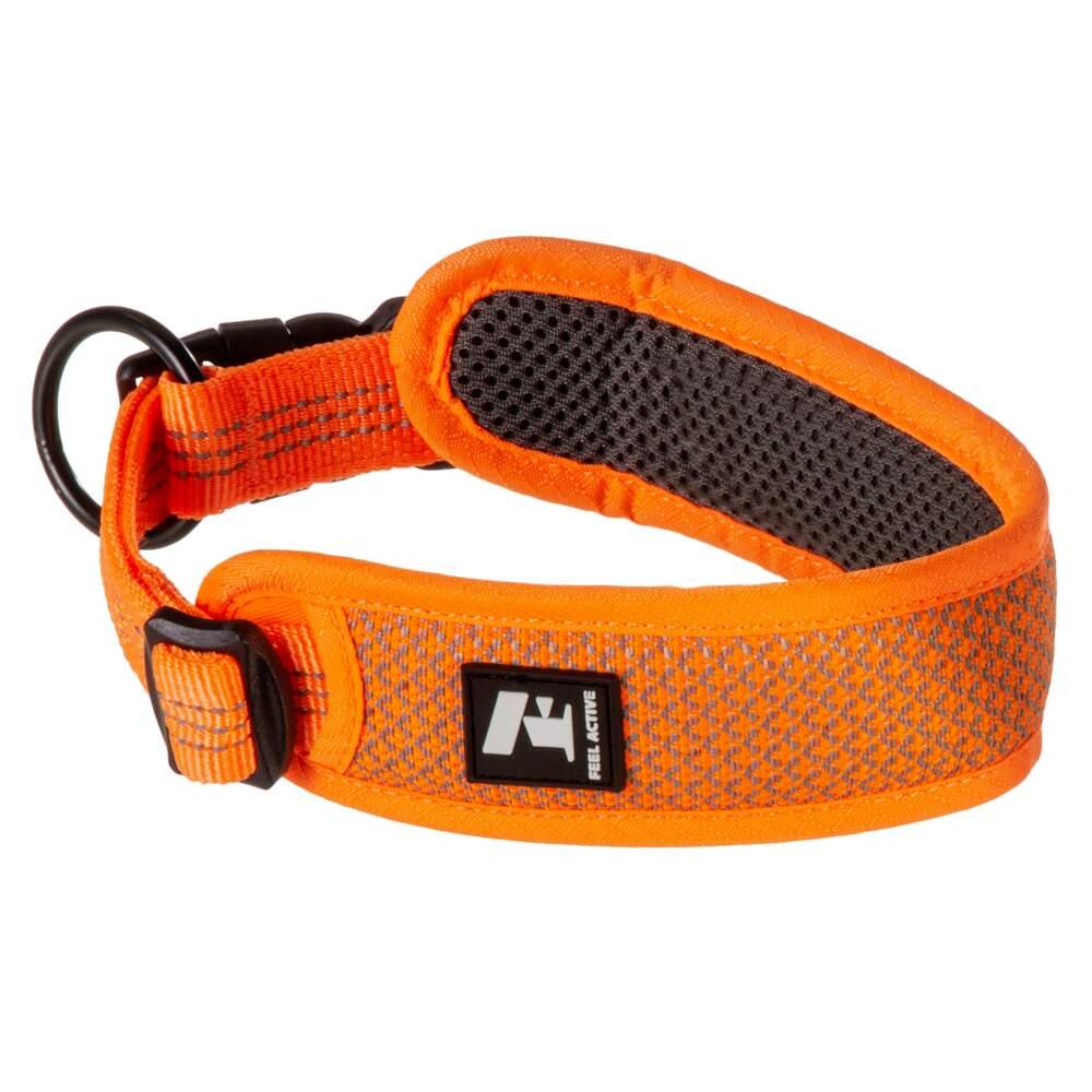 Coleira para Cão Reflective Laranja 25-35 cm Feel Active