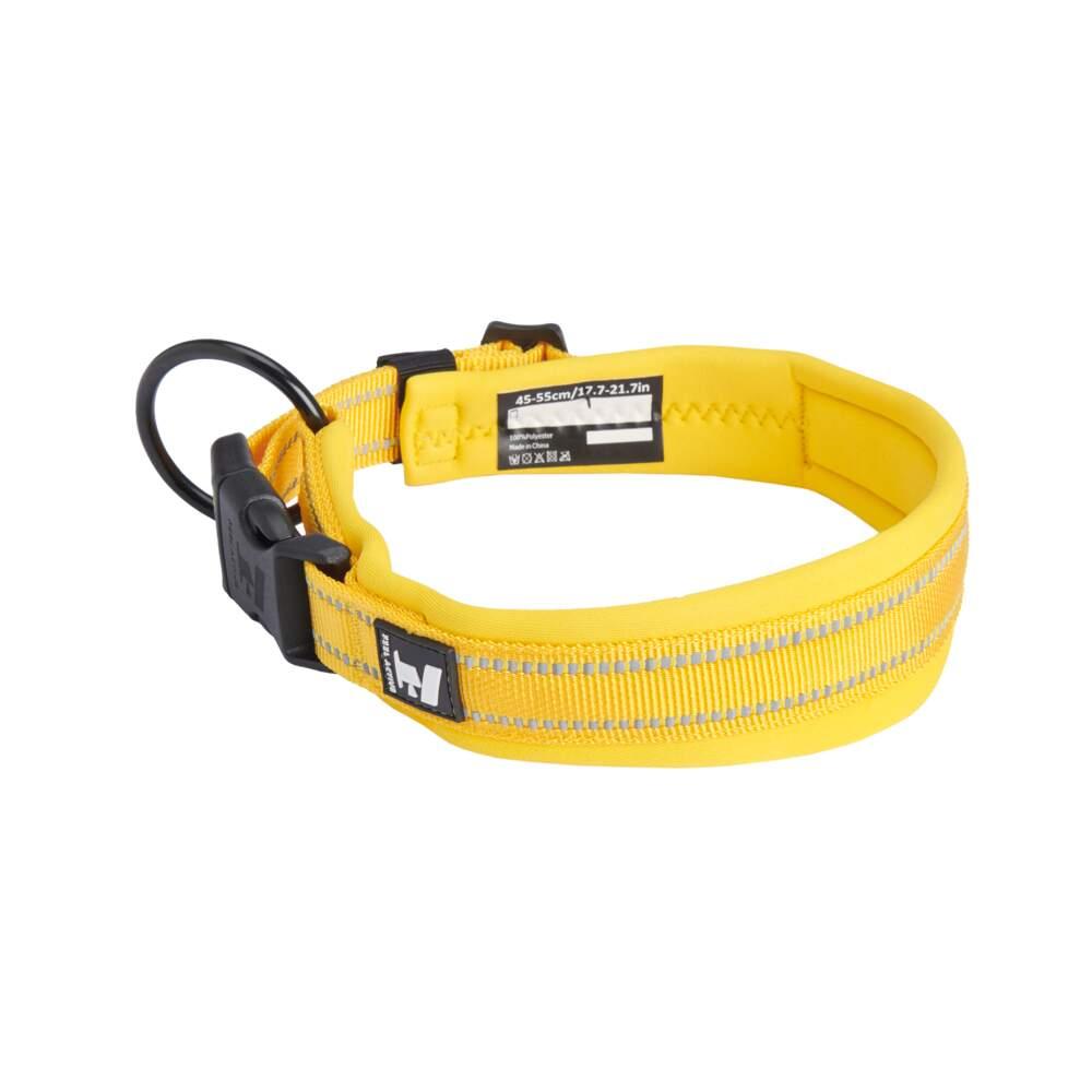 Coleira para Cão Acolchoada Amarela 35-45cm Feel Active