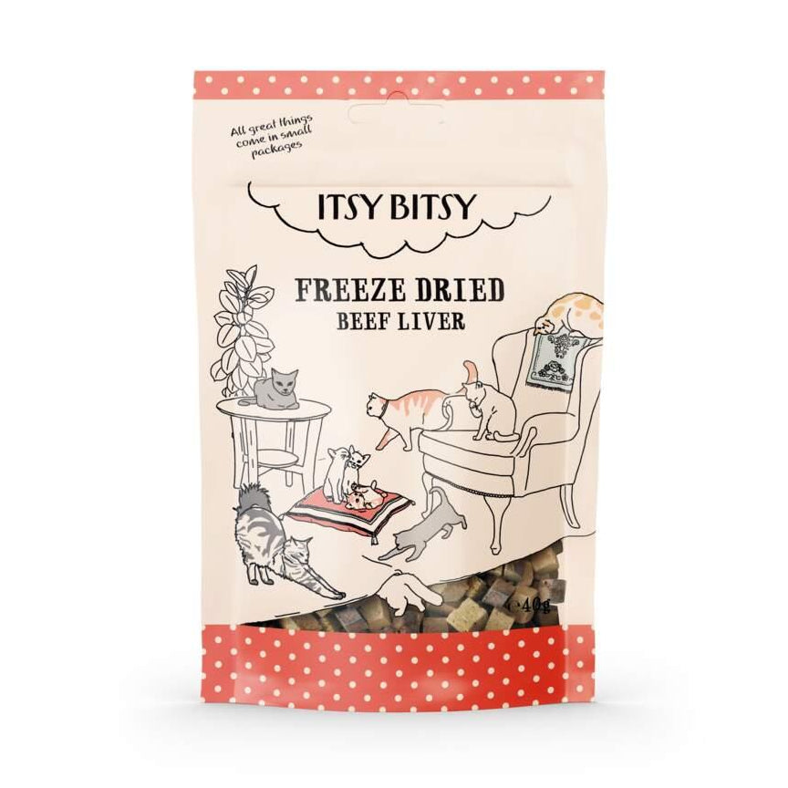 Snack para Gato Freeze Dried Fígado de Vaca Itsybitsy