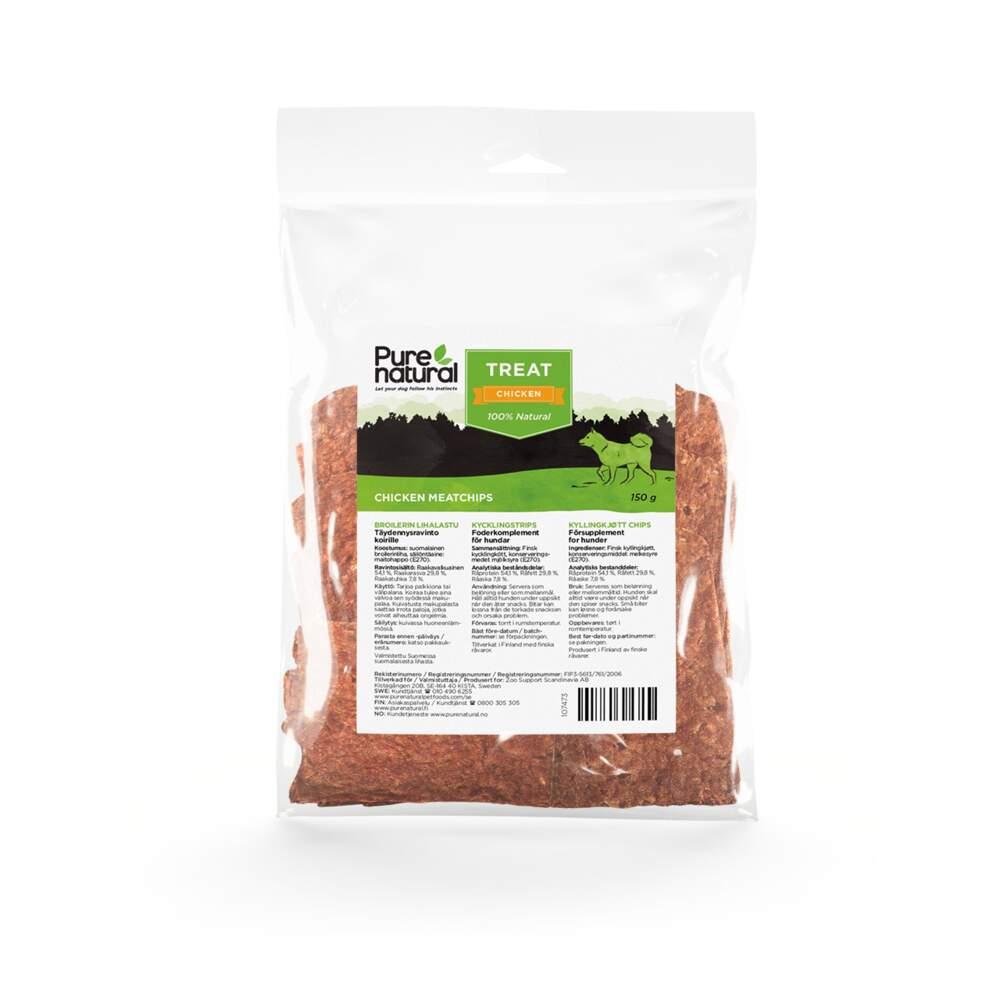 Snack para Cão Chips de Frango Pure Natural