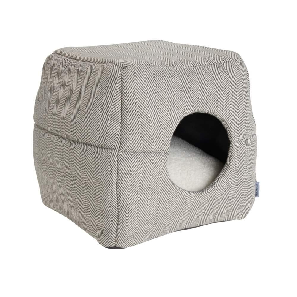 Igloo para Gato Cubo Bege Resploot