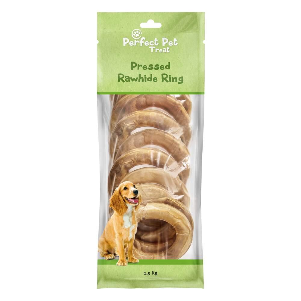 Snack Cão Anéis Prensados 10pcs 1,5kg