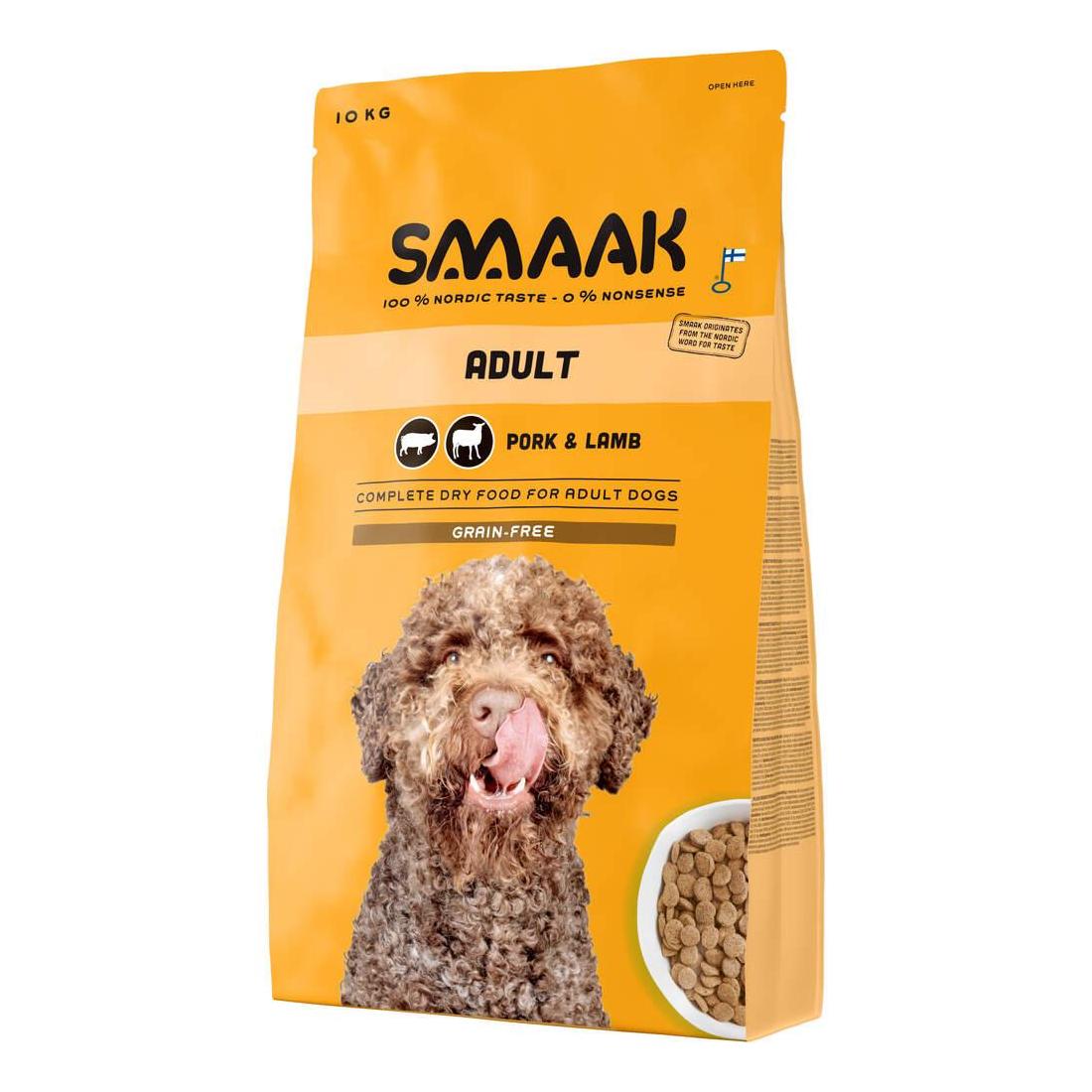 Ração para Cão Adulto Porco e Cordeiro Grain Free Smaak