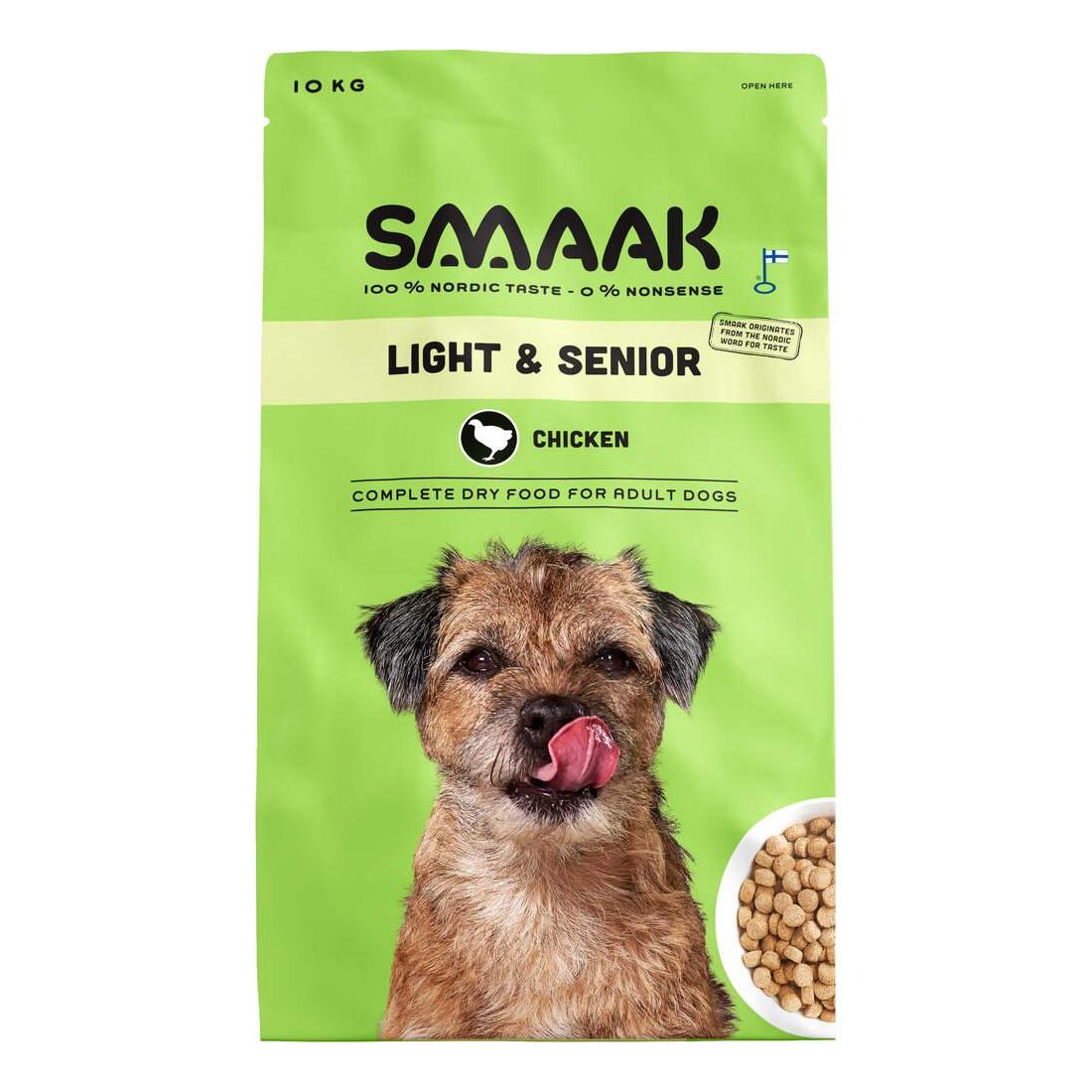 Ração para Cão Sénior Frango Light Smaak