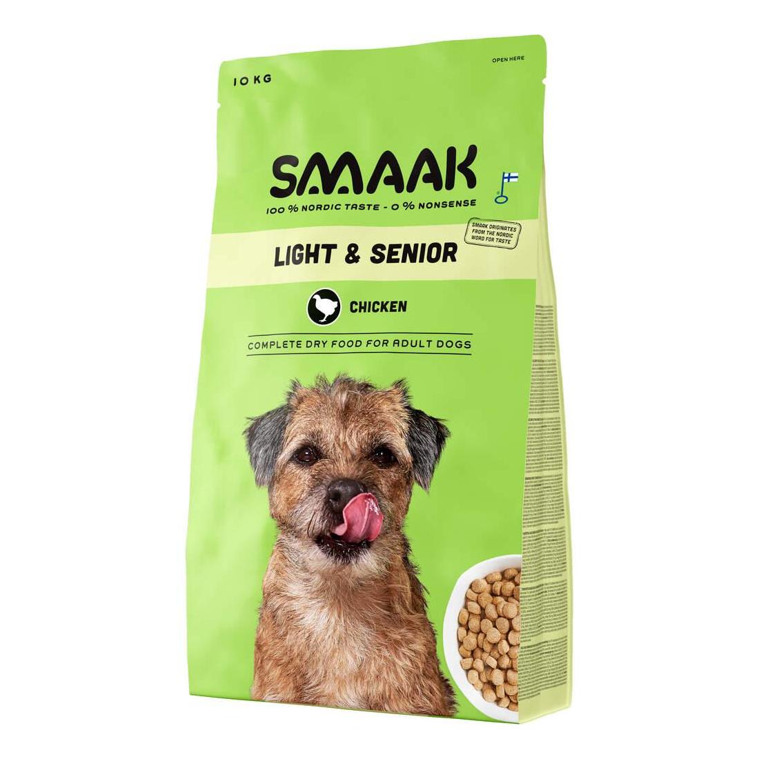 Ração para Cão Sénior Frango Light Smaak