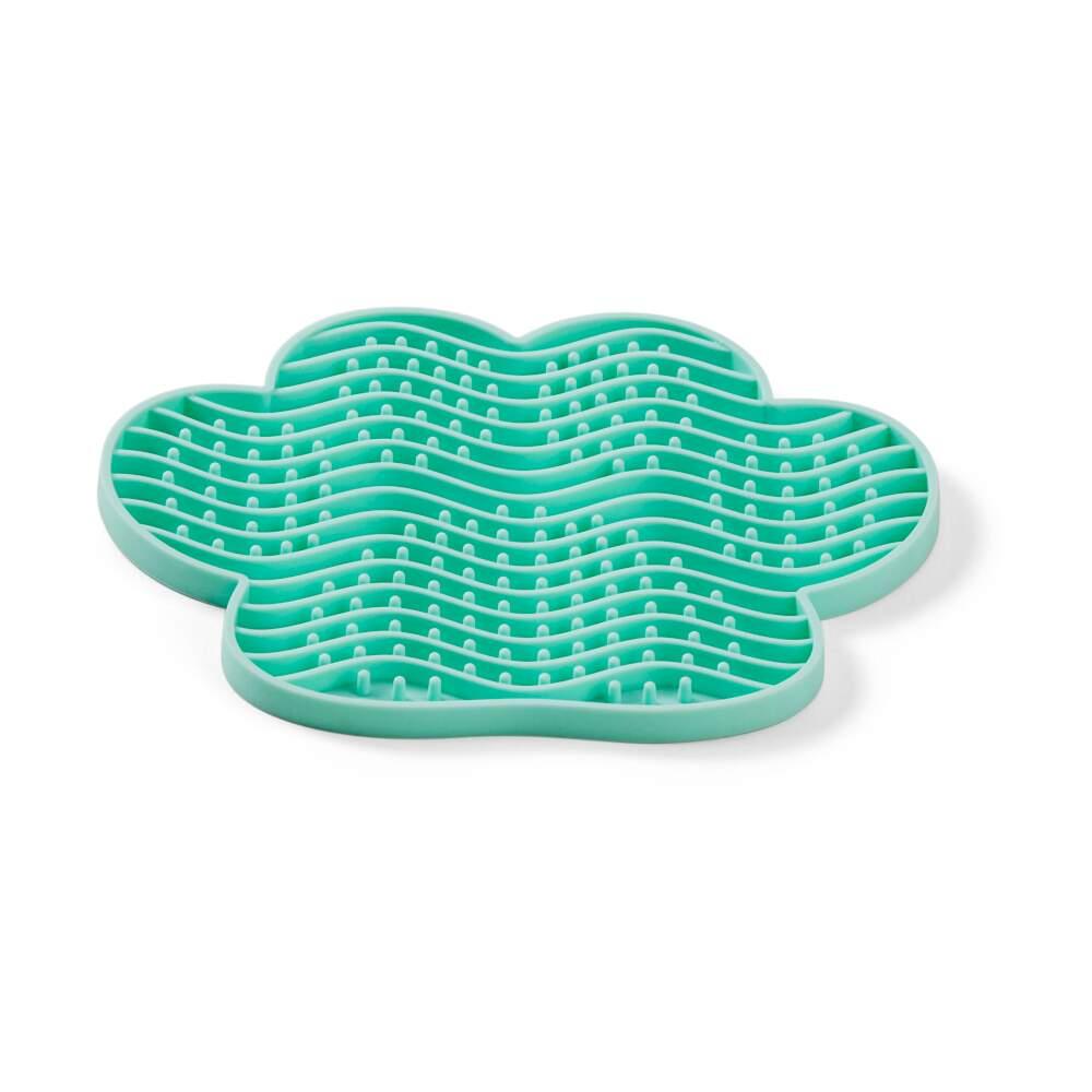 Comedouro Licking Mat para Puppy Azul Little & Bigger