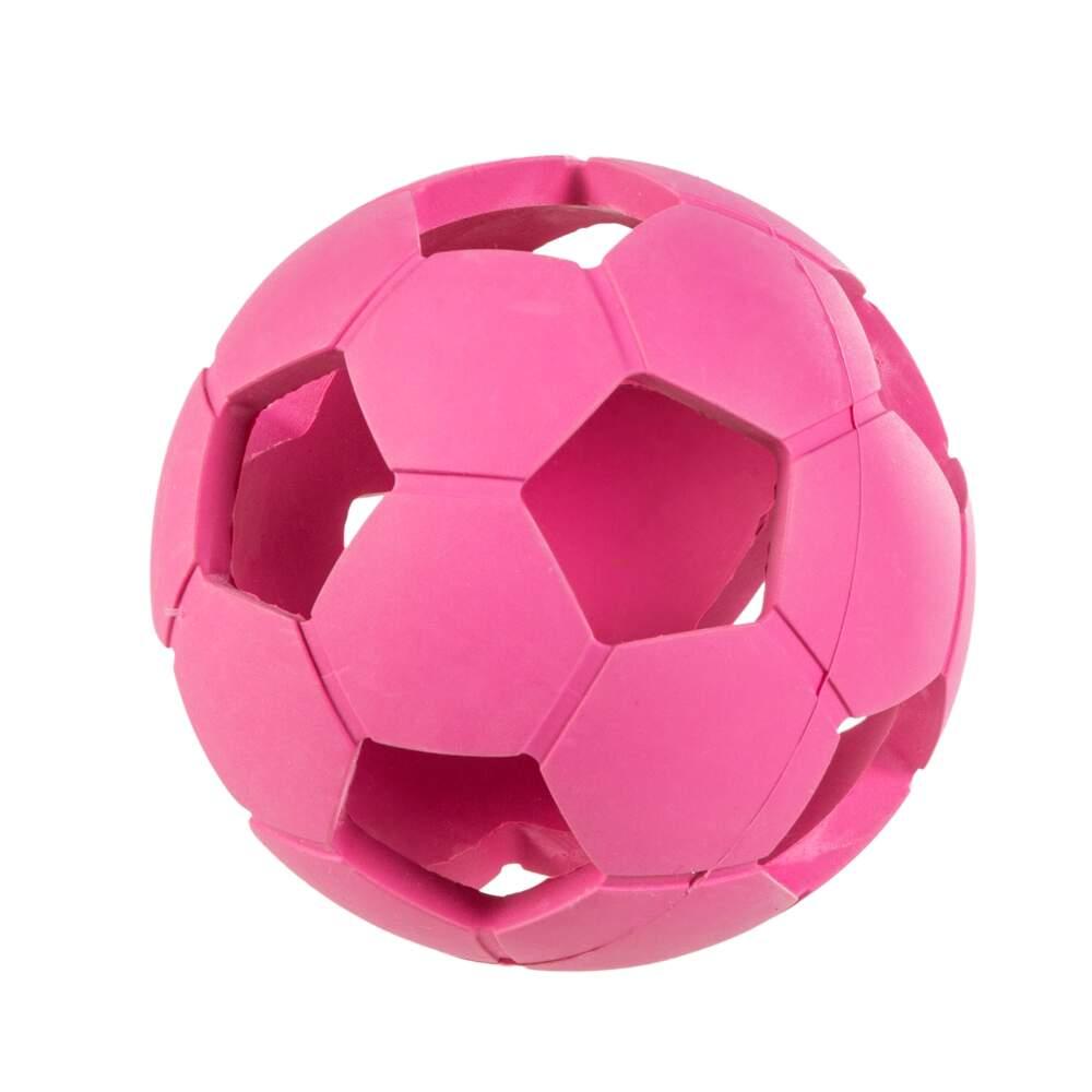 Brinquedo para Cão Bola em Borracha Rosa L Little & Bigger
