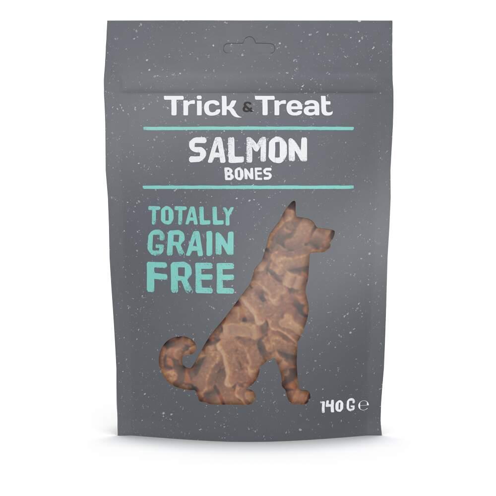 Snack Cão Ossinhos Salmão Grain Free Trick & Treat 140g