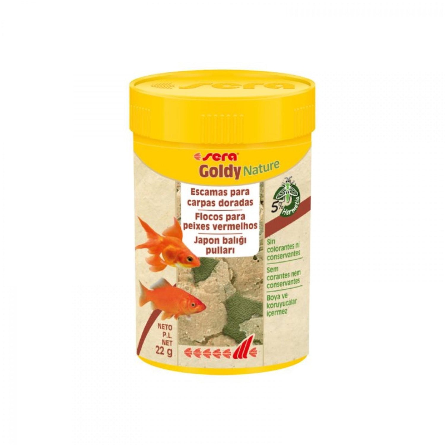 Comida para Peixes Goldfish Flakes 22g Sera