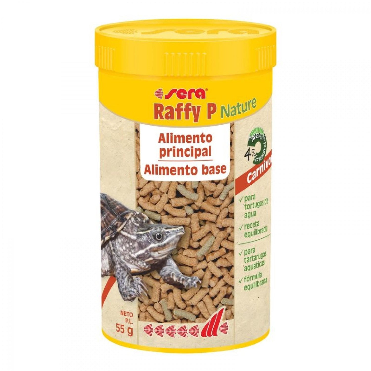 Comida para Tartarugas Raffy P Nature 55g Sera