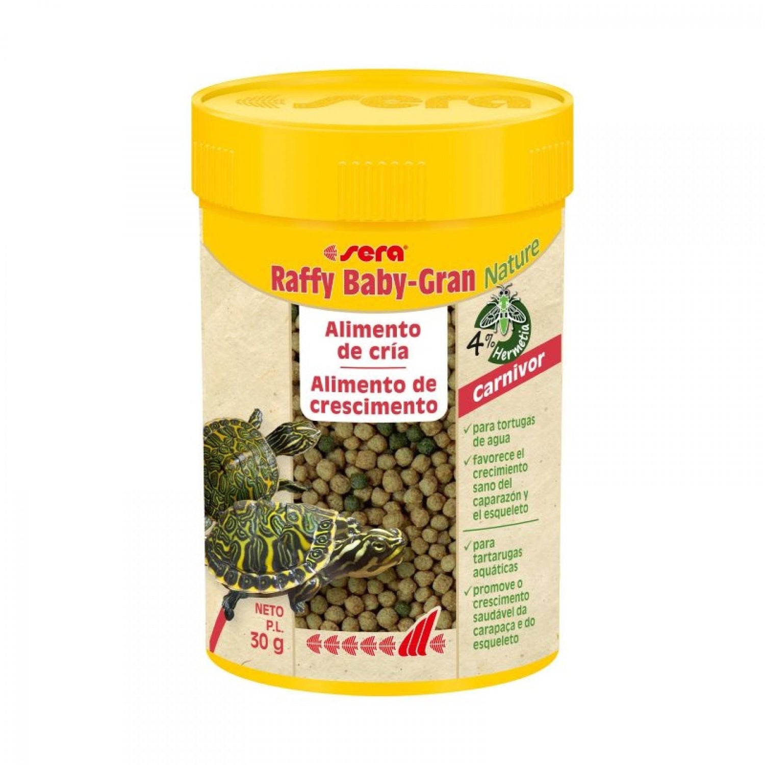 Comida para Tartarugas Raffy Baby Gran Nature Sera