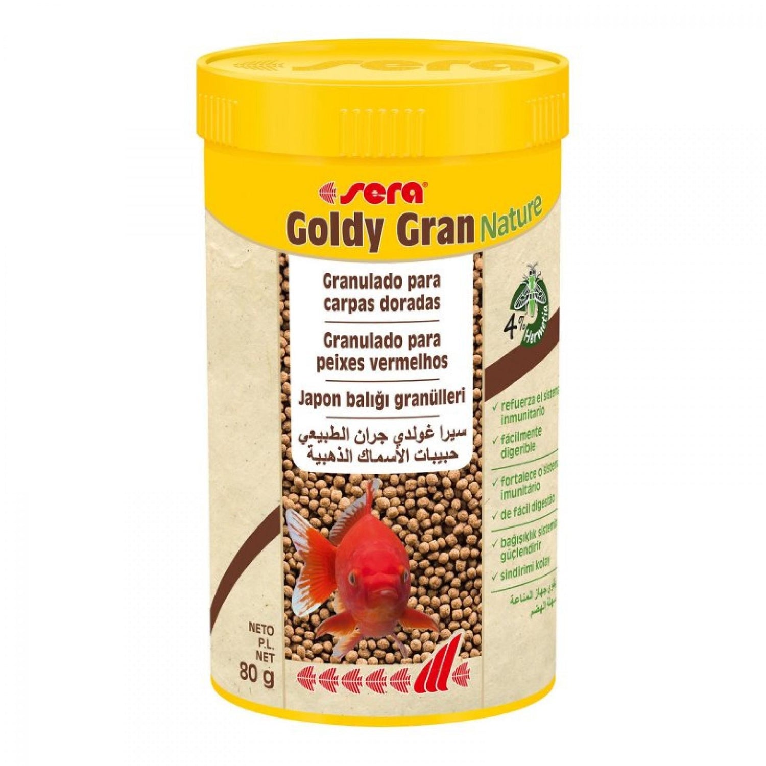 Comida para Peixes Goldfish Granules 75g Sera