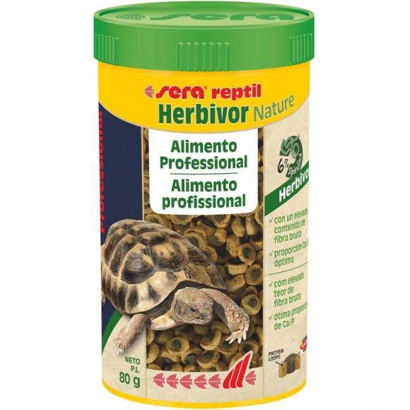 Comida para Tartarugas Herbívoro Nature 80g Sera