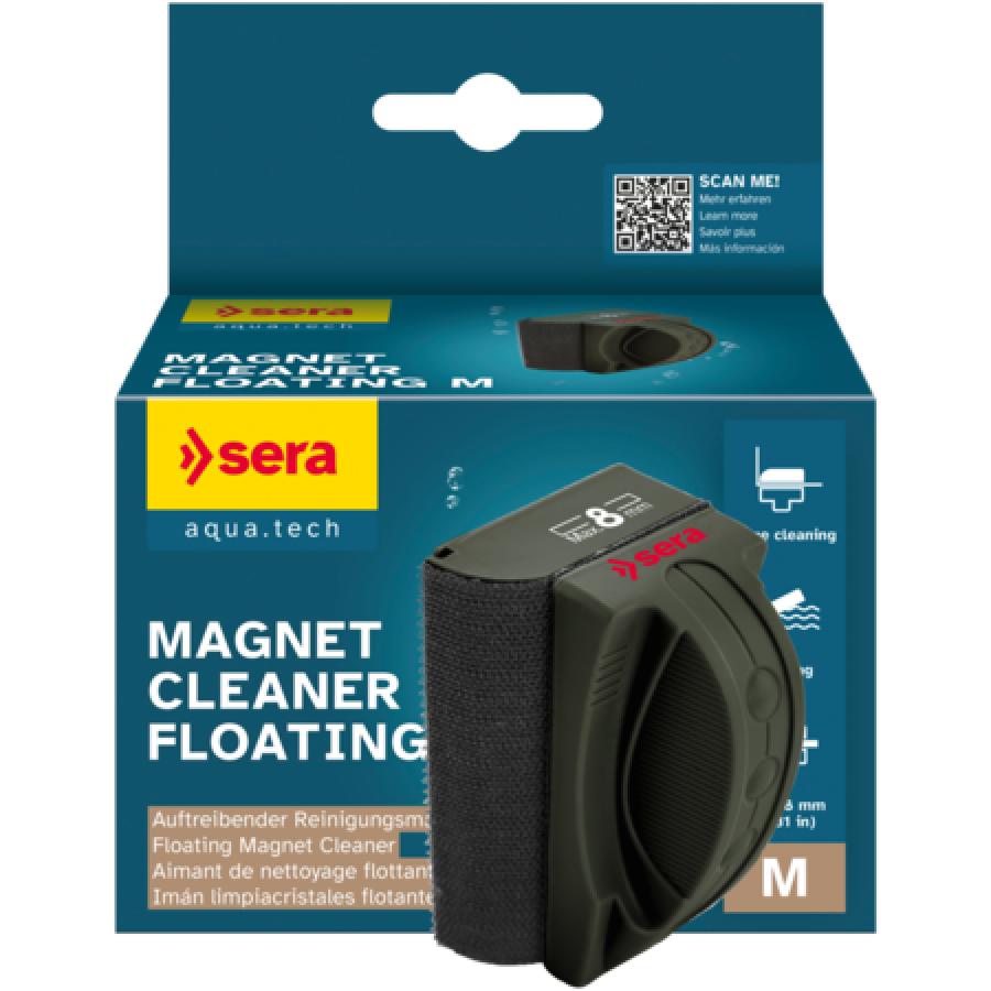 Íman Flutuante de Limpeza de Vidros para Aquário Sera