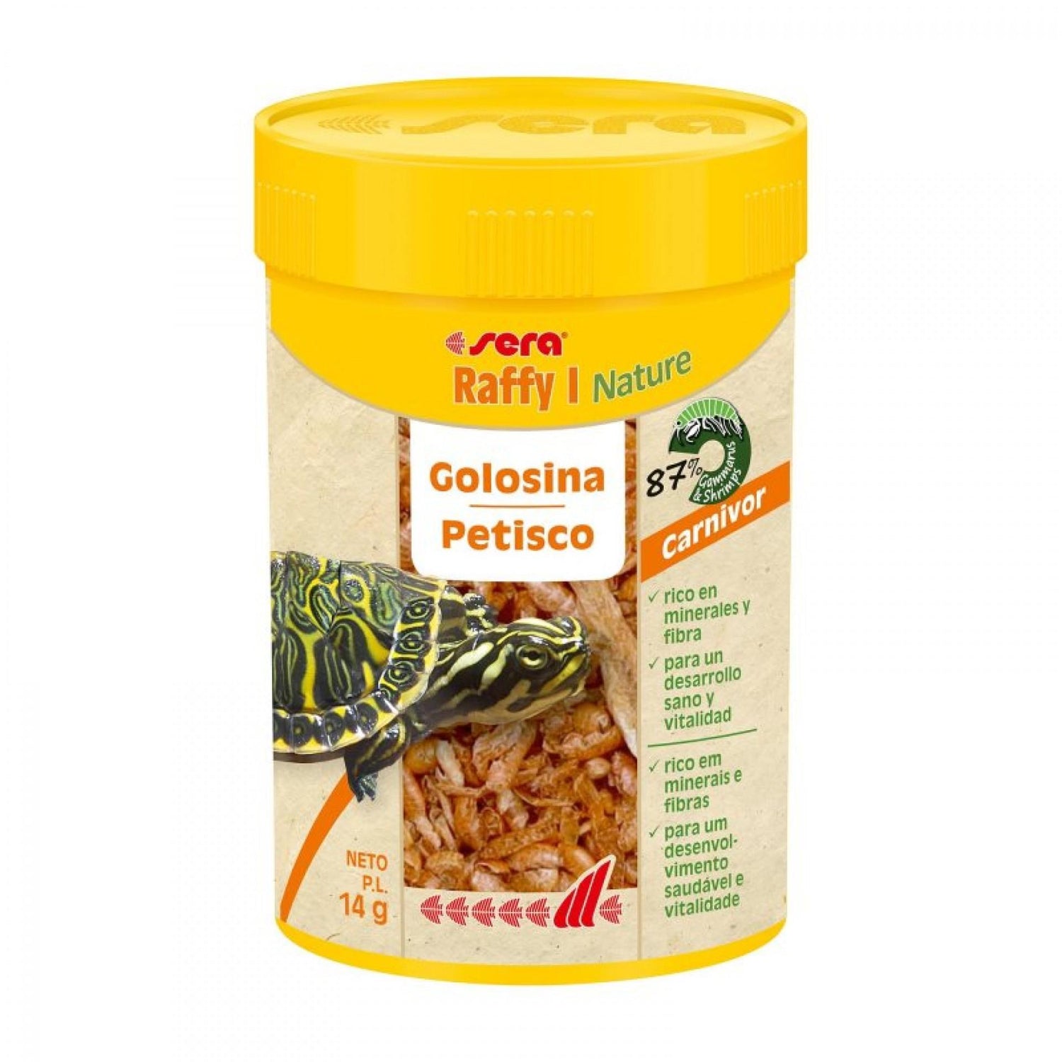 Comida para Tartarugas Raffy I Nature 14g Sera
