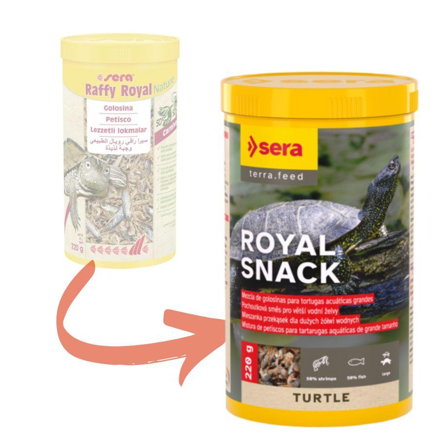 Comida para Tartarugas Raffy Royal Nature Sera