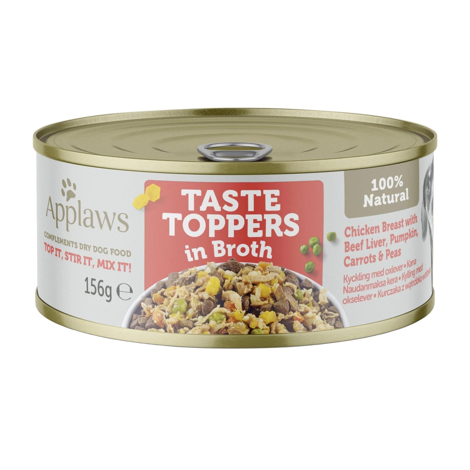Comida Húmida para Cão Vaca e Vegetais Taste Toppers Applaws