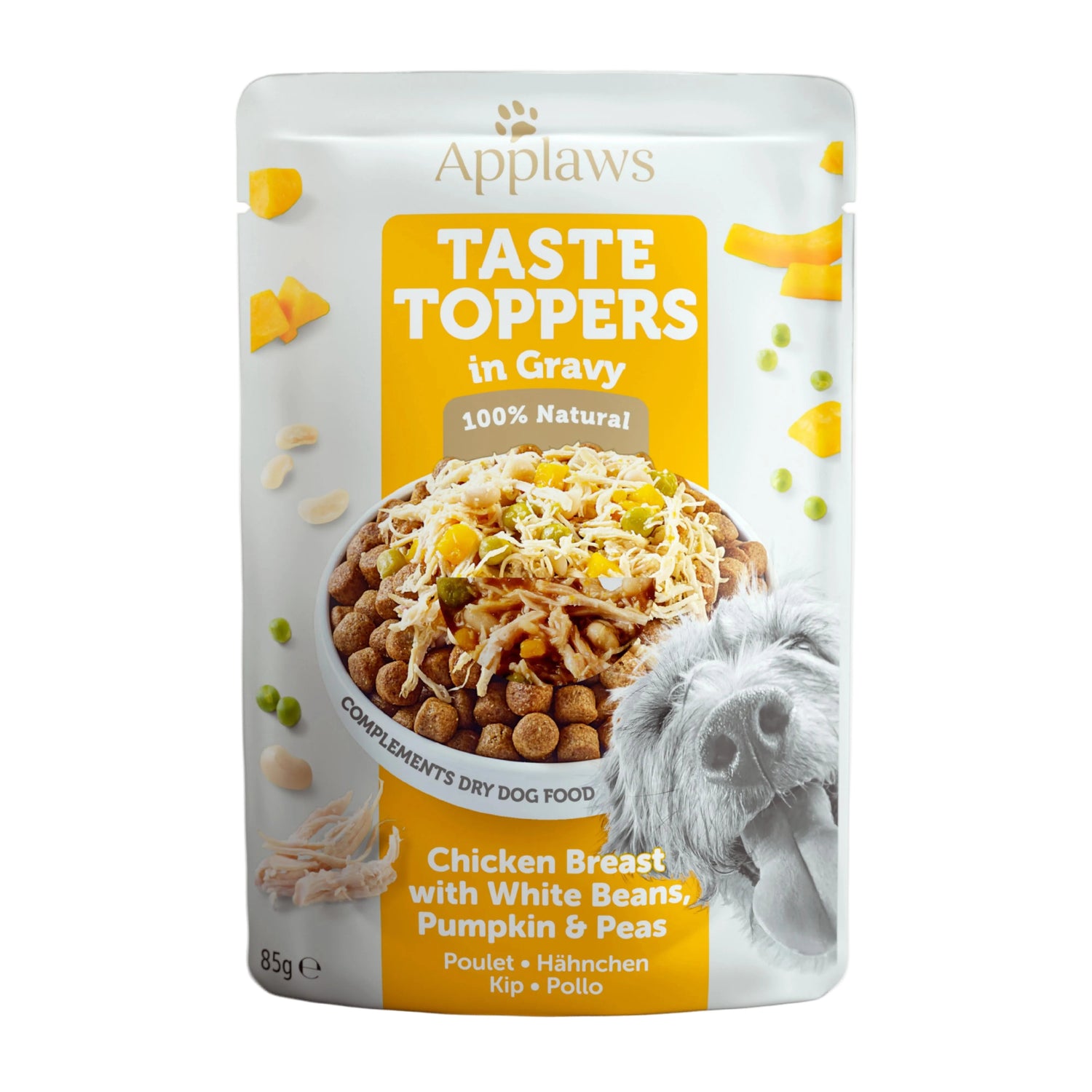 Comida Húmida para Cão Frango e Feijão Taste Toppers Applaws