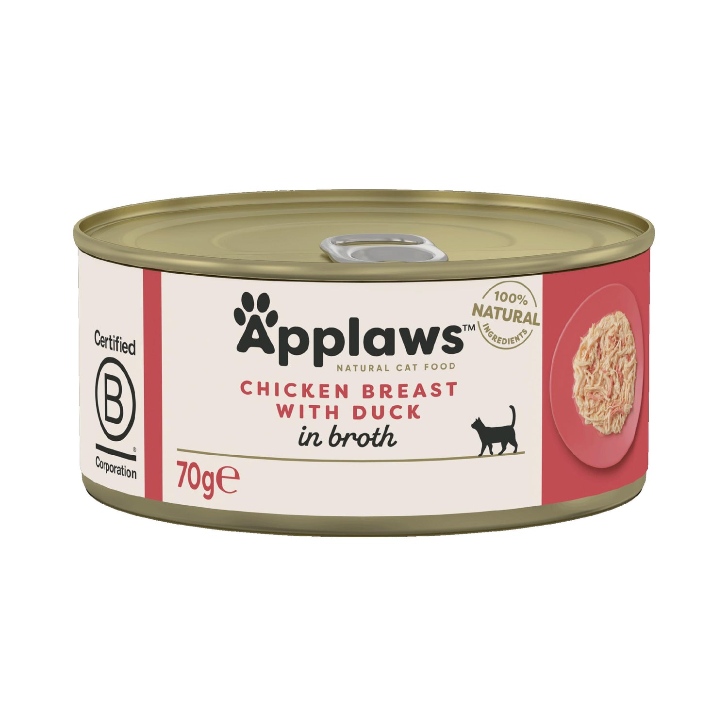Comida Húmida para Gato Frango e Pato Applaws