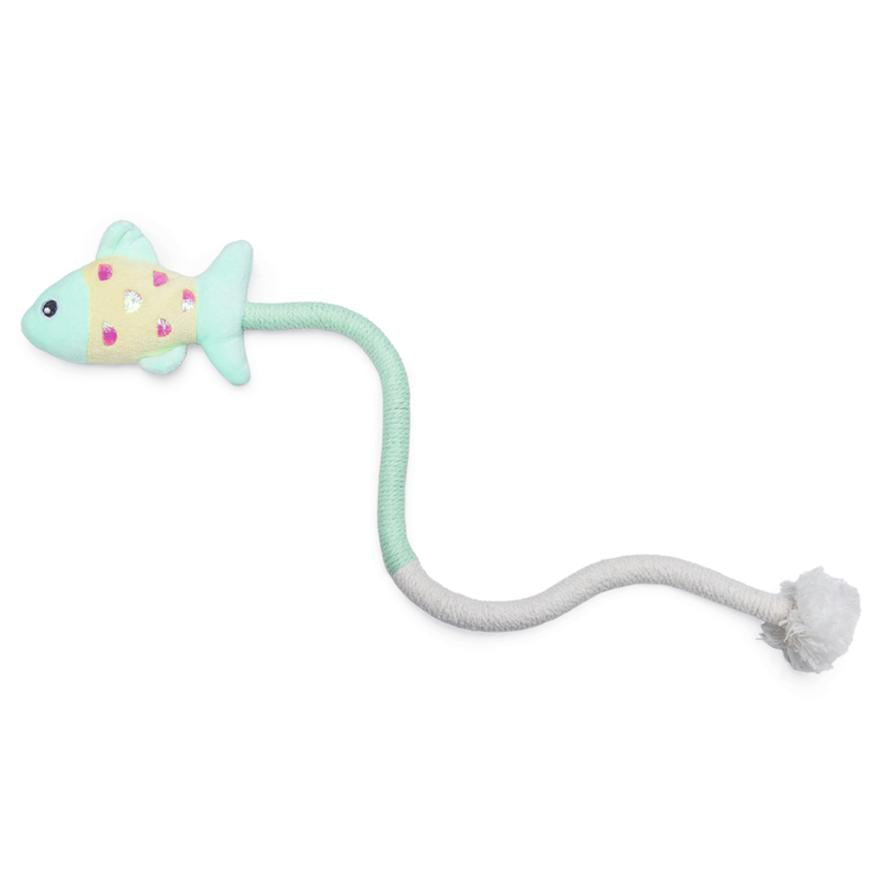 Brinquedo Gato Kitten Peixe com Corda Roxy
