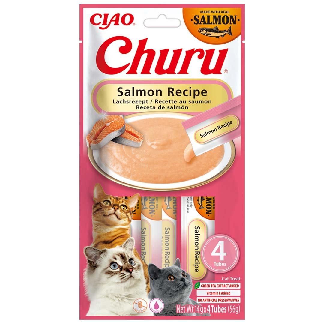 Snack para Gato Salmão Churu