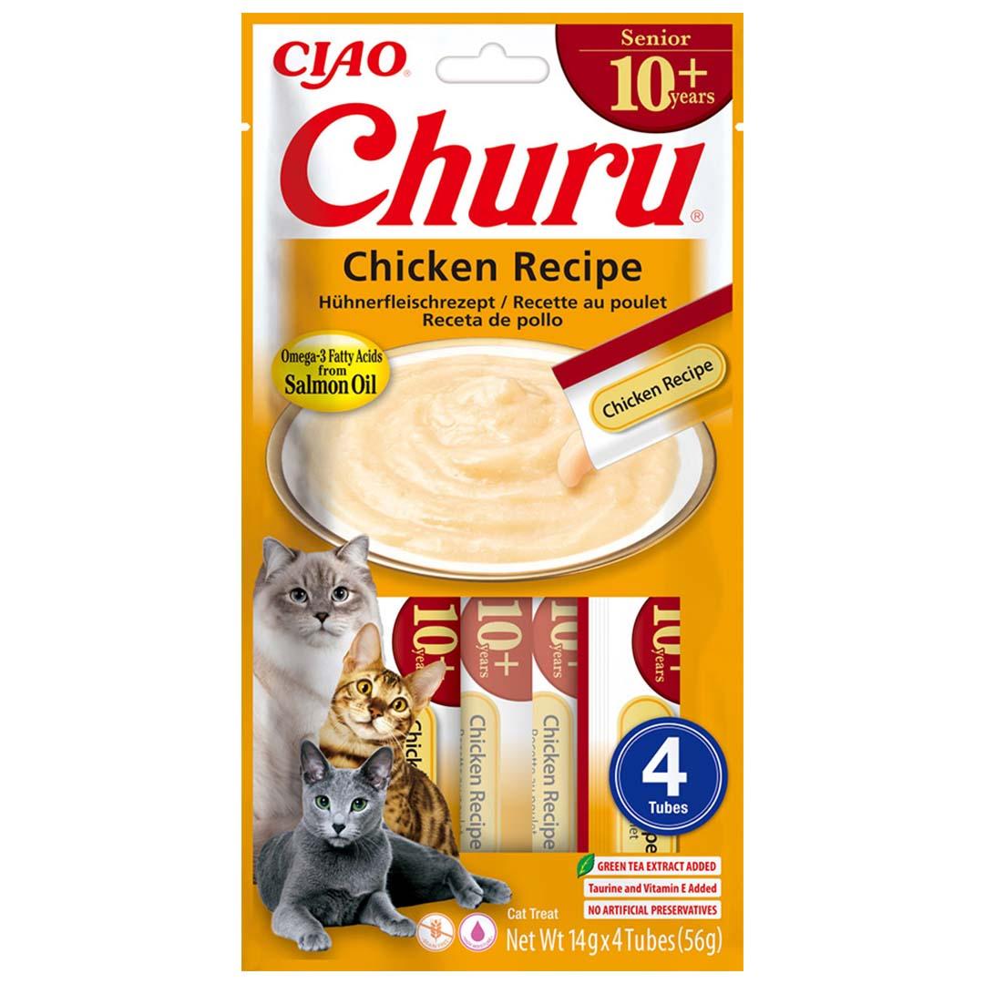 Snack para Gato Senior Frango Churu