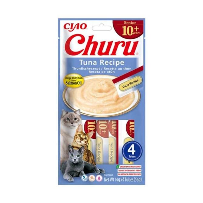 Snack para Gato Senior Atum Churu