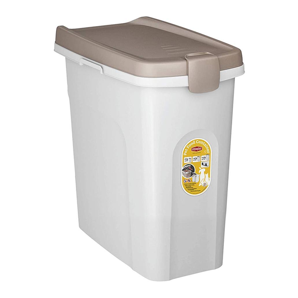 Contentor para Ração Branco Stefenplast 15L
