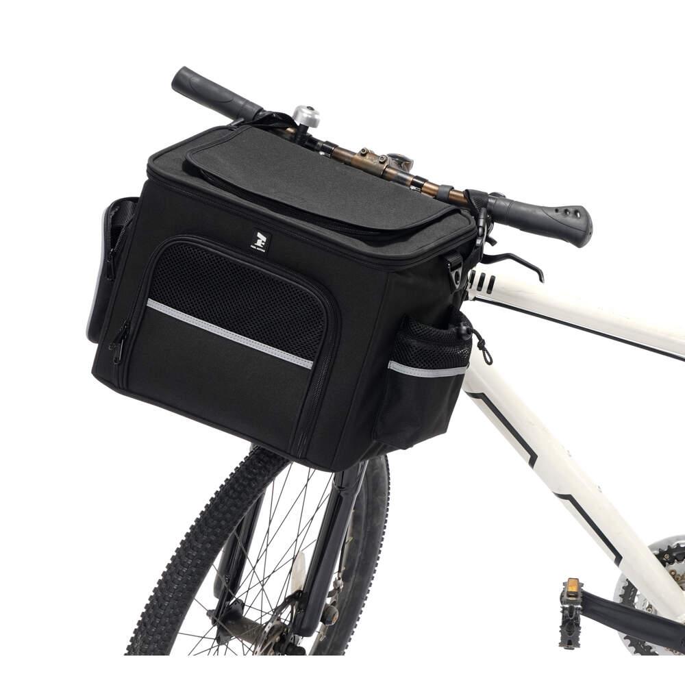 Cesto para Bicicleta Preto para Cão Feel Active