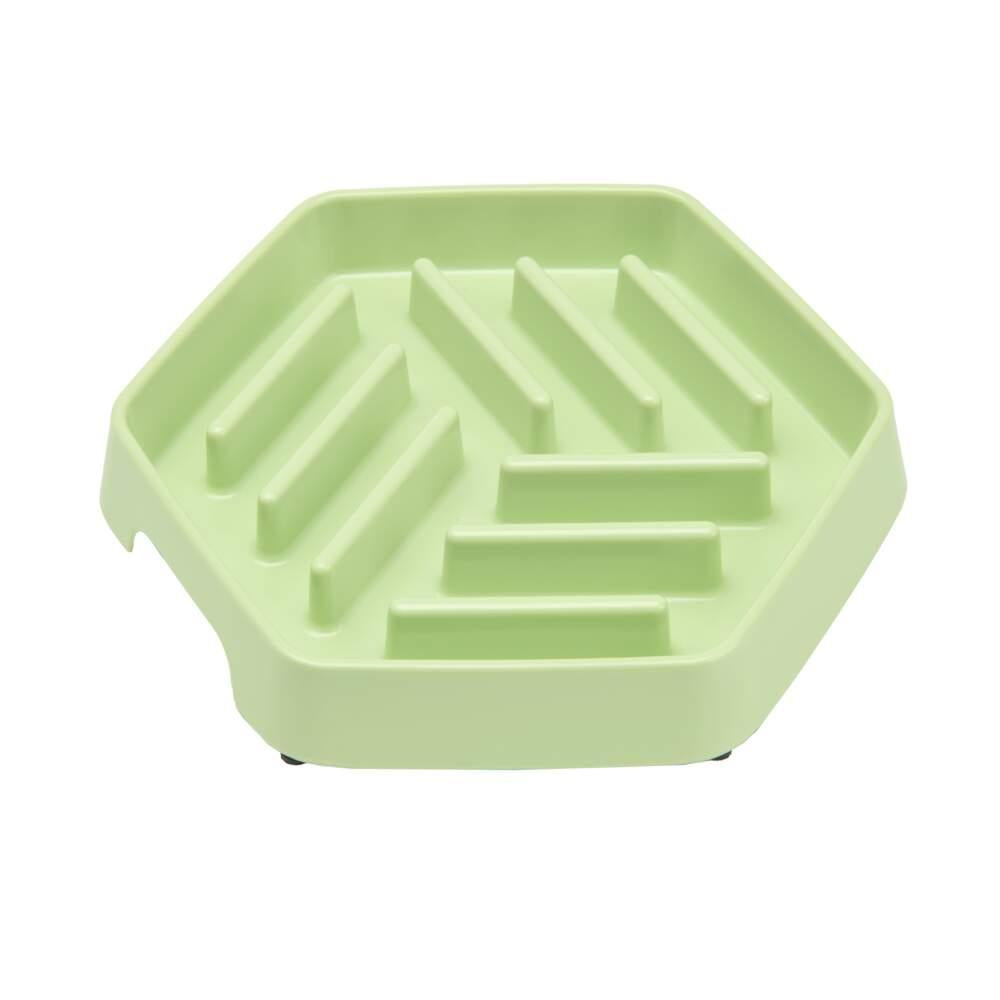 Comedouro Slowfeeder Hexágono Verde Little & Bigger