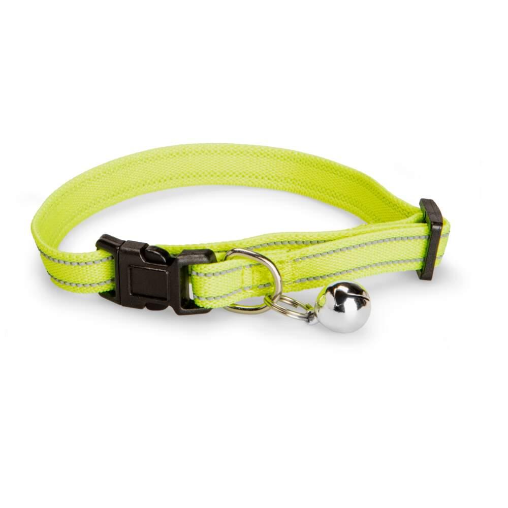 Coleira para Gato Refletora Amarela Basic