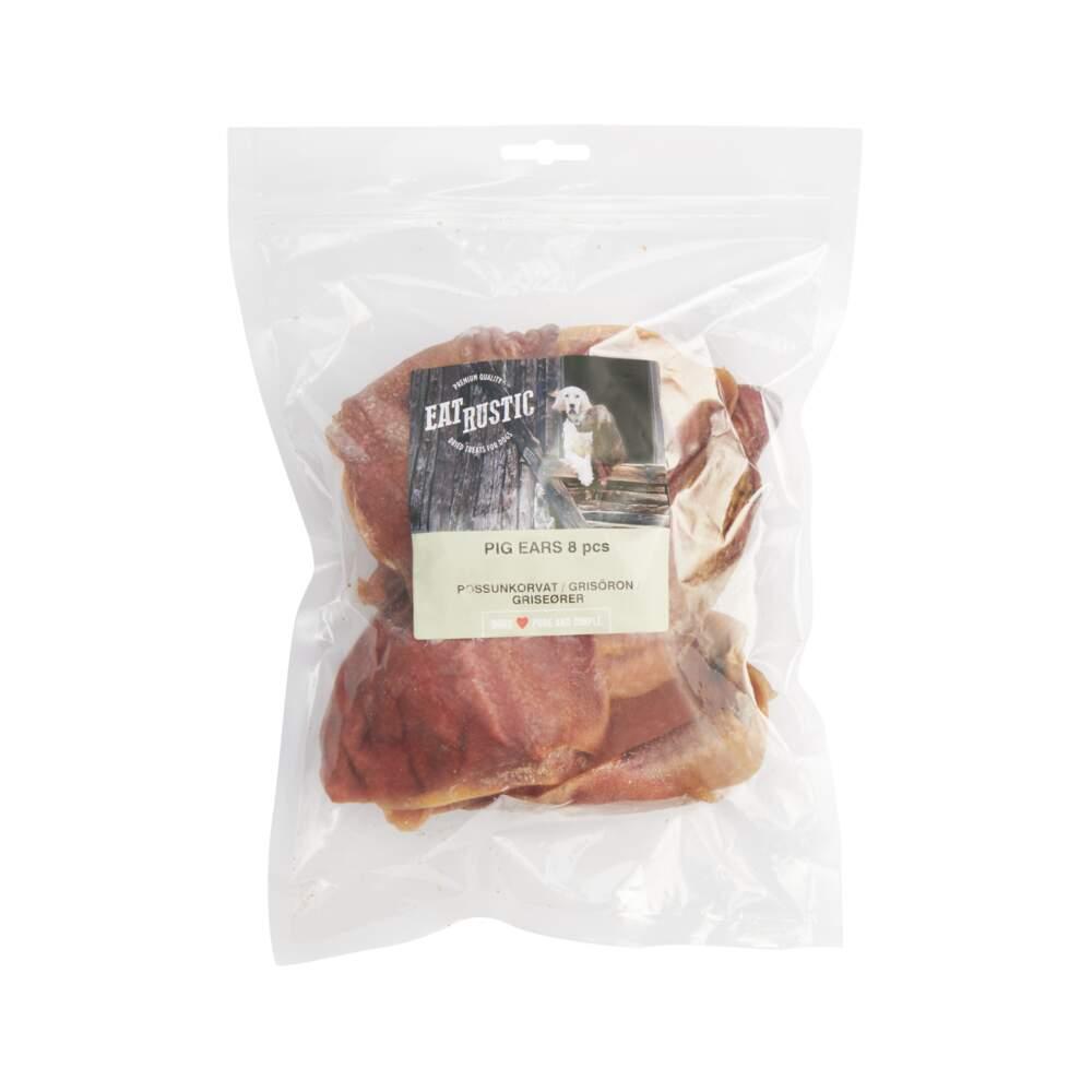Snack Cão Natural Orelhas de Porco 8pcs Eat Rustic