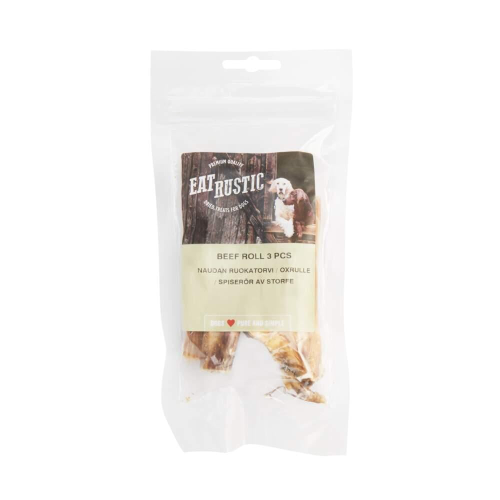 Snack Cão Natural Tiras de Vaca 3pcs Eat Rustic